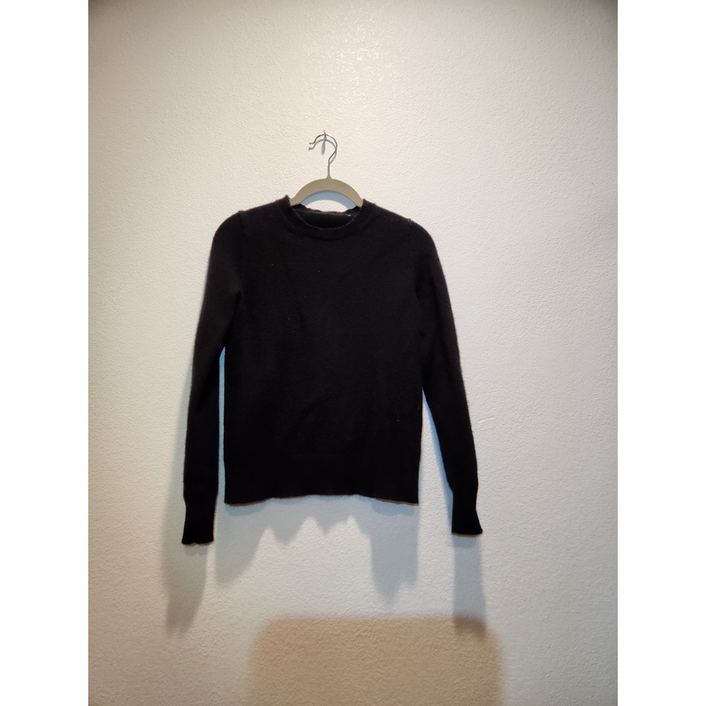 Theory Lakelyn 100% Cashmere Black Crewneck Sweater‎ Women's Small
